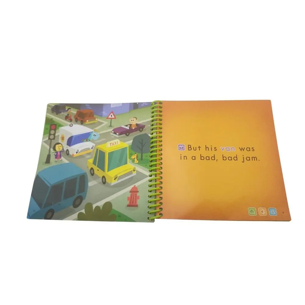 LeapFrog Leap Start Learn to Read Book 1 A Bag for Sam Education Short A Sound